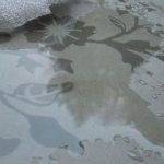 Solid Poetry: Patterns Revealed in Concrete When Wet